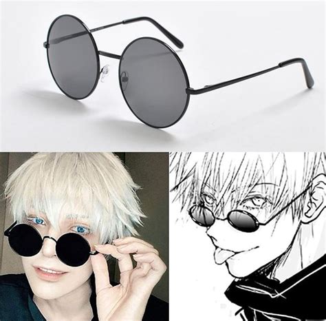 round sunglasses gojo|sunglasses gojo satoru pfp.